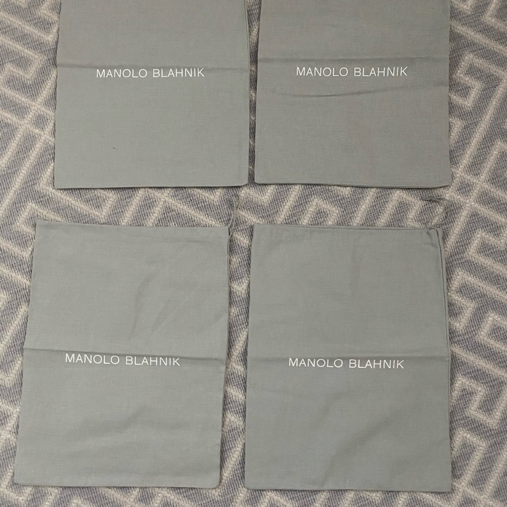 Not available-Manila Blahnik shoe bags